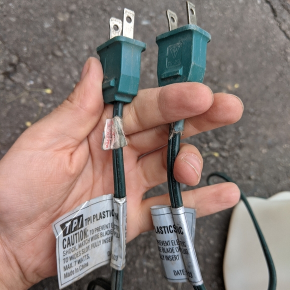 Vintage TPI Blow Mold Angels Choir With Horn/Trumpet pink dress WORKING Lights - Picture 3 of 15